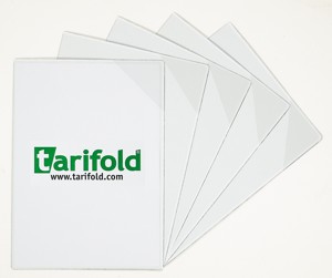 Busta magnetica TARIFOLD KANG Stickyfold A5 con retro magnetico, chiusura angolare con flap, in PPL confezione da 5 pezzi. Foto prodotto